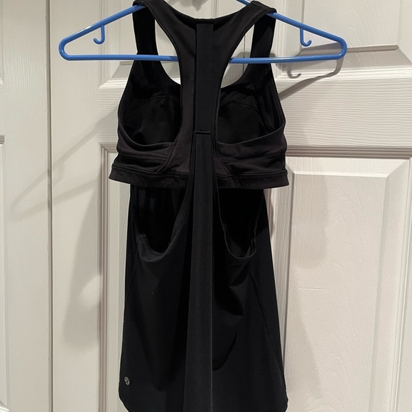 ❤️❤️SOLD Lululemon Black Racer Back Tank Top.❤️❤️ - Picture 2 of 4